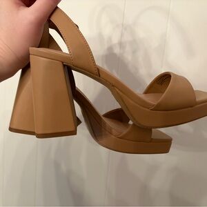 A new day Tan Women's Heels